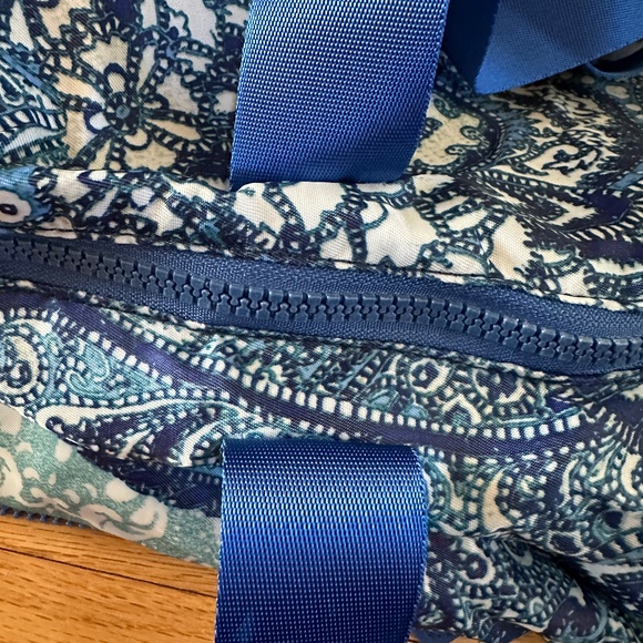 Chico's Packable Tote Blue Paisley - Picture 8 of 15